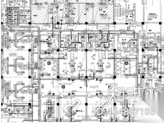 [浙江]高层医院建空调通风及防排烟系统设计施工图（全直...施工图下载【ID:164887186】