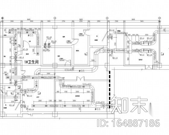 [浙江]高层医院建空调通风及防排烟系统设计施工图（全直...施工图下载【ID:164887186】