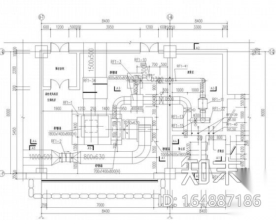 [浙江]高层医院建空调通风及防排烟系统设计施工图（全直...施工图下载【ID:164887186】