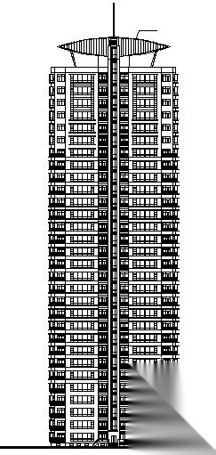 浦东某花园小区二期4、6号楼建筑施工图cad施工图下载【ID:149845101】