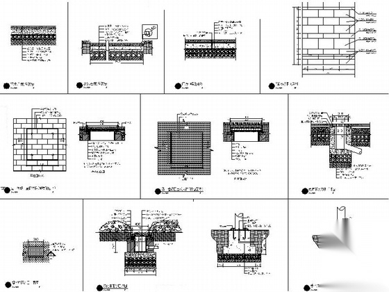 [安徽]住宅样板区周边景观设计施工图施工图下载【ID:161087171】