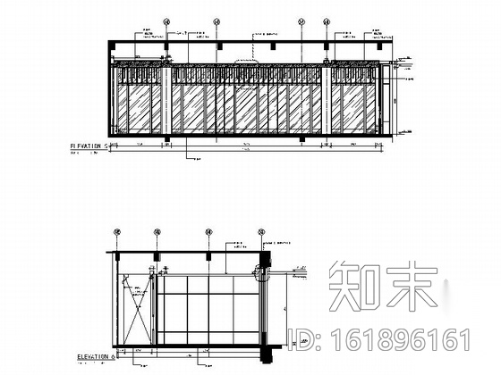 [拉萨]某中式风格假日酒店茶室室内装修施工图cad施工图下载【ID:161896161】