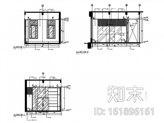 [拉萨]某中式风格假日酒店茶室室内装修施工图cad施工图下载【ID:161896161】