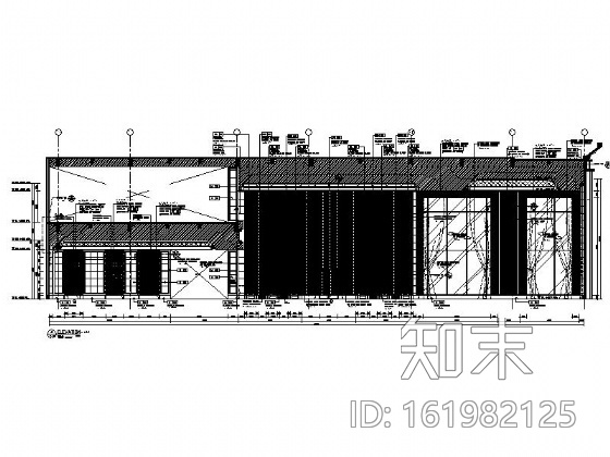 [成都]某大酒店大堂室内装修图cad施工图下载【ID:161982125】