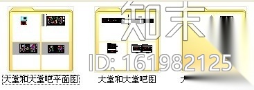 [成都]某大酒店大堂室内装修图cad施工图下载【ID:161982125】