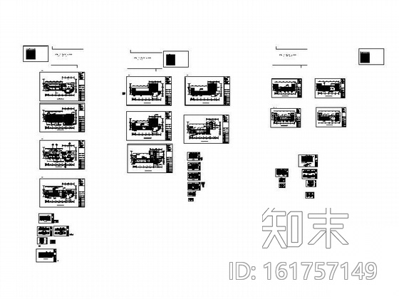 农发行楼装饰设计施工图cad施工图下载【ID:161757149】