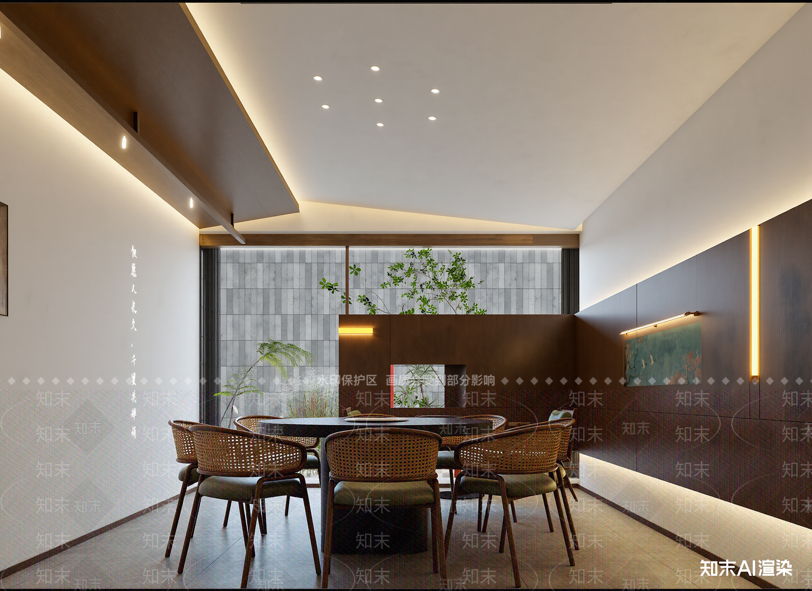 现代茶馆3D模型下载【ID:1215135295】