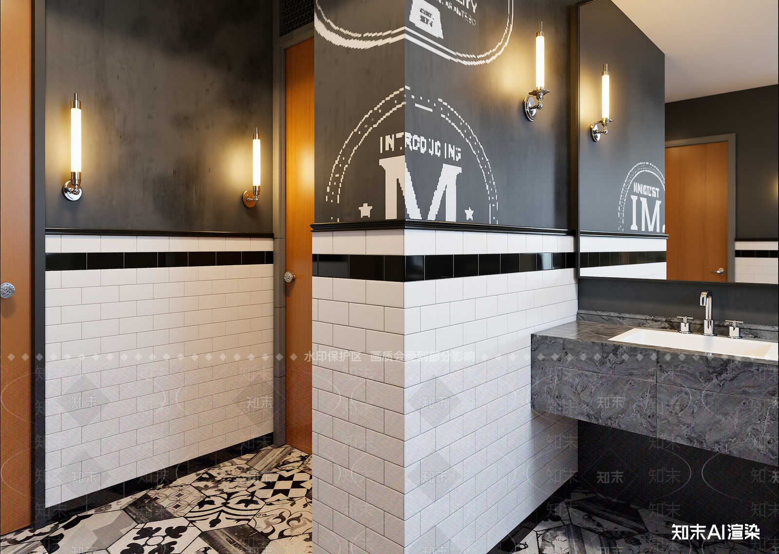 工业酒店卫生间3D模型下载【ID:1214684004】