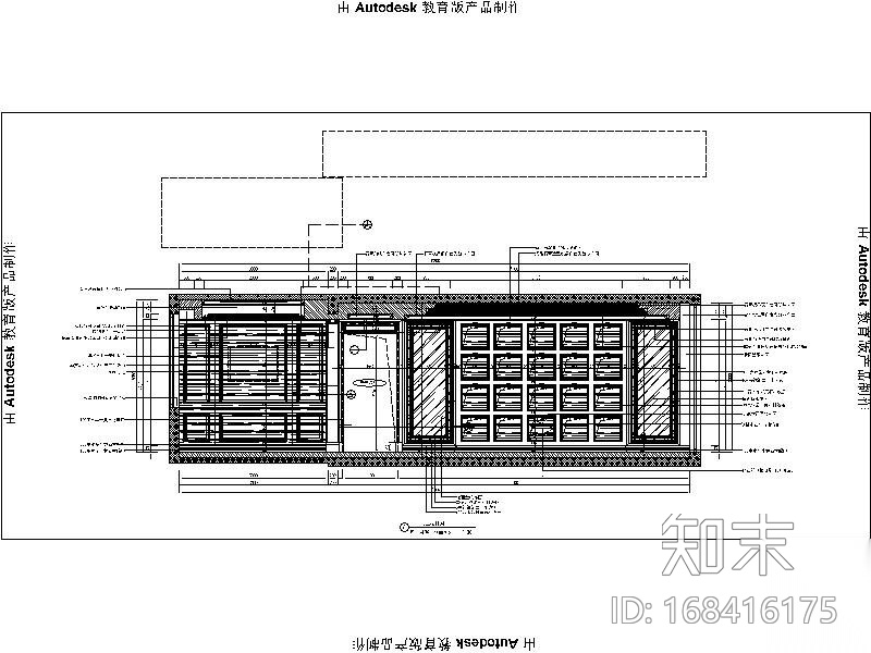 [大连]海派美式风二期样板间设计施工图（含效果图）cad施工图下载【ID:168416175】