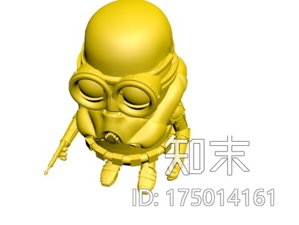 小黄人——举起手来3d打印模型下载【ID:175014161】