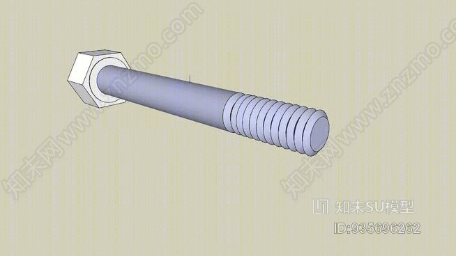 螺栓SU模型下载【ID:935696262】