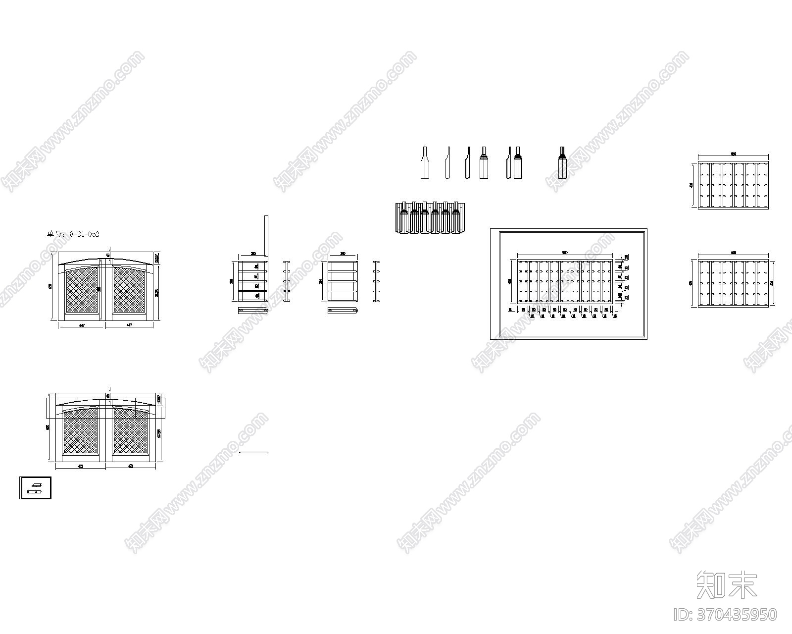 酒格架设计图纸02-2004版本施工图下载【ID:370435950】