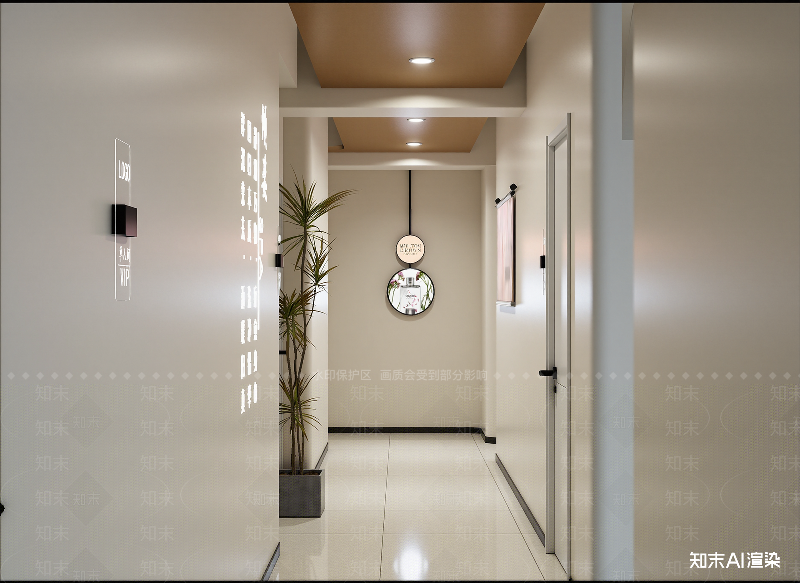 现代走廊3D模型下载【ID:1215126804】