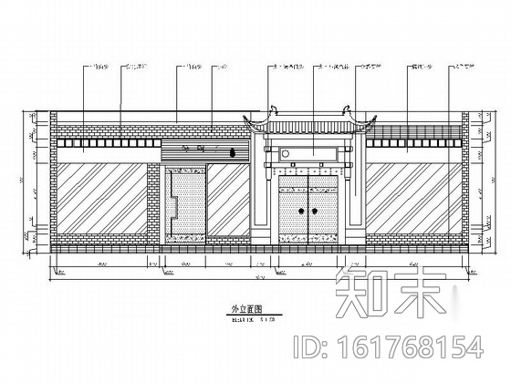 [成都]某中式火锅餐厅室内装修施工图（含效果）施工图下载【ID:161768154】