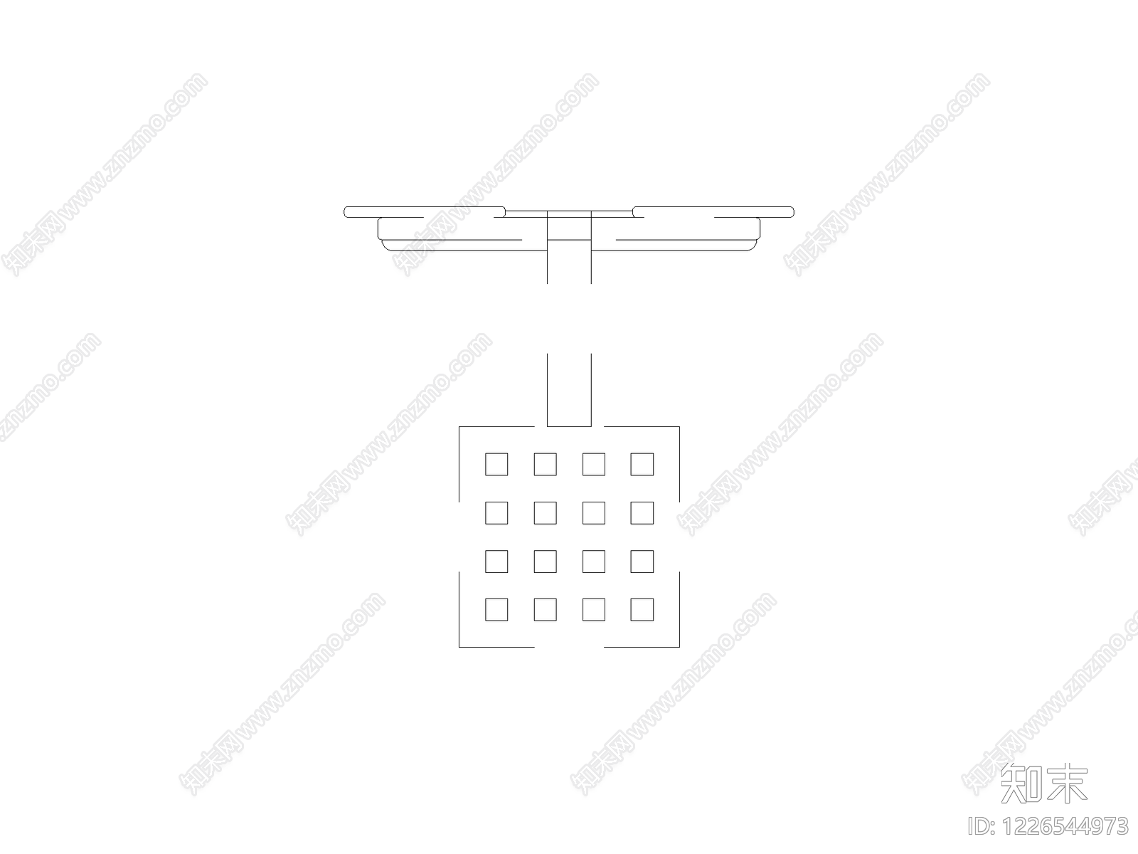 开关插座cad施工图下载【ID:1226544973】