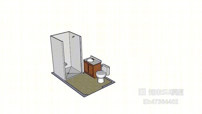 家居卫生间SU模型下载【ID:317875471】