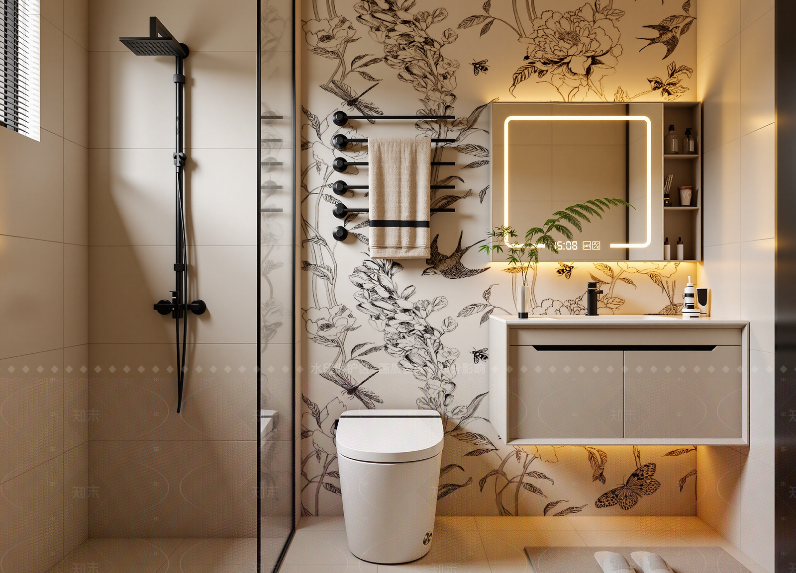 美式卫生间3D模型下载【ID:1214644254】