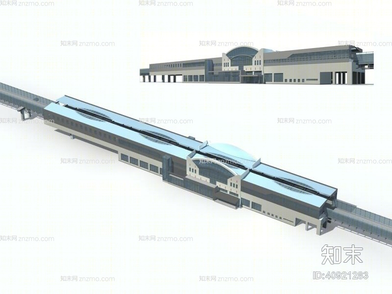 户外机场车站113D模型下载【ID:40921283】