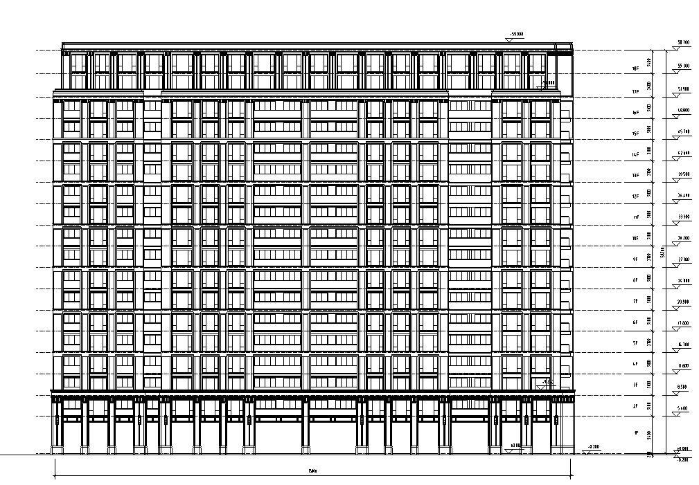 [江苏]无锡绿城居住区建筑施工图设计（欧陆风格）施工图下载【ID:149866195】