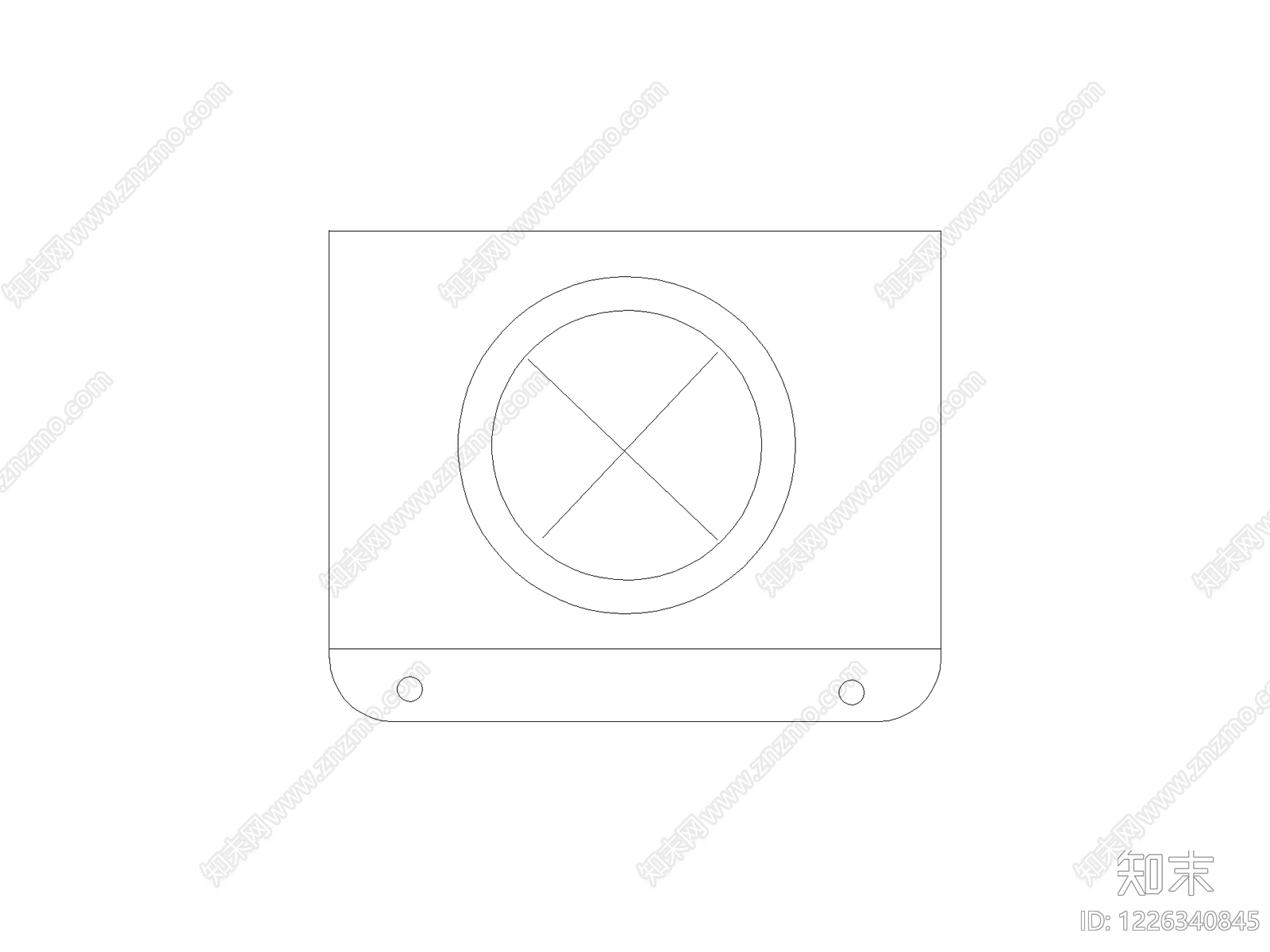开关插座cad施工图下载【ID:1226340845】