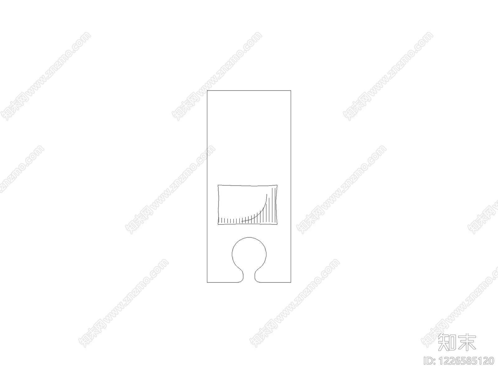现代开关插座CAD图纸