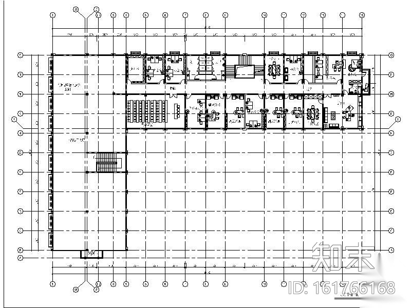 某大型业务办公楼施工全图cad施工图下载【ID:161766168】