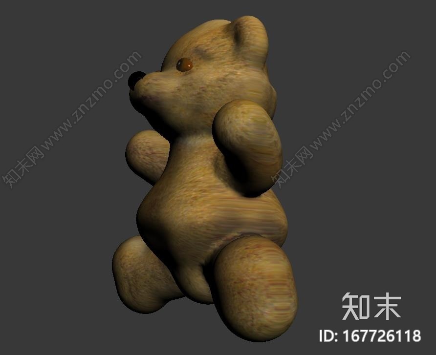 一个玩具小熊CG模型下载【ID:167726118】