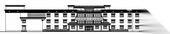 某三层学生宿舍（L形）建筑设计施工图cad施工图下载【ID:165937108】