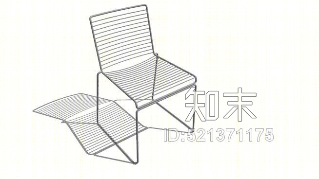 嘻哈餐椅SU模型下载【ID:521371175】
