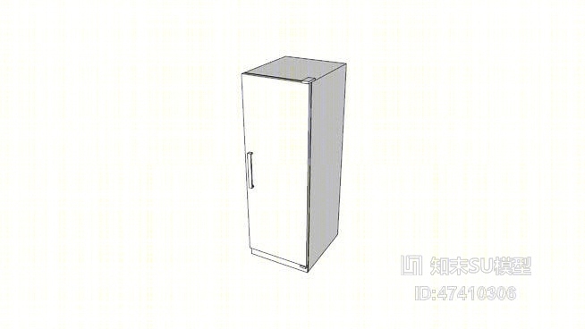 冰箱SU模型下载【ID:617946876】