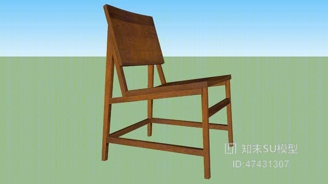 休闲椅SU模型下载【ID:917973424】
