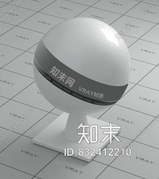 白色车漆Vray材质下载贴图下载【ID:832412210】