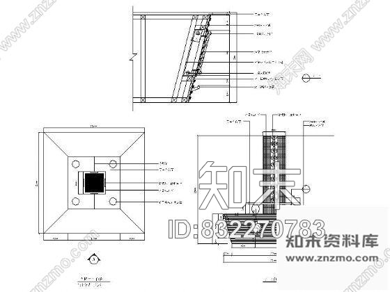 图块/节点组合式自助餐台详图cad施工图下载【ID:832270783】