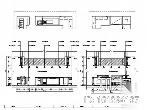 [浙江]综合性商务酒店空中吧现代风格餐厅室内装修施工图...cad施工图下载【ID:161894137】