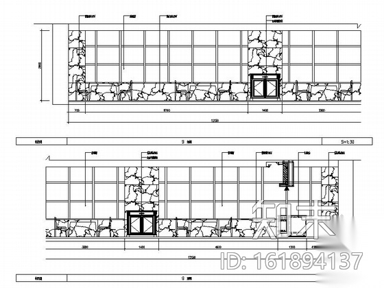 [浙江]综合性商务酒店空中吧现代风格餐厅室内装修施工图...cad施工图下载【ID:161894137】