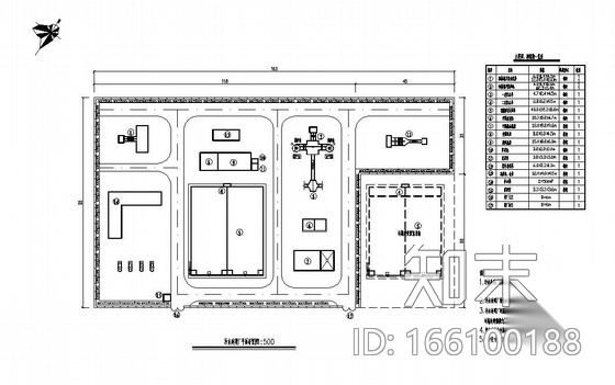 某污水处理厂平面图及高程图cad施工图下载【ID:166100188】