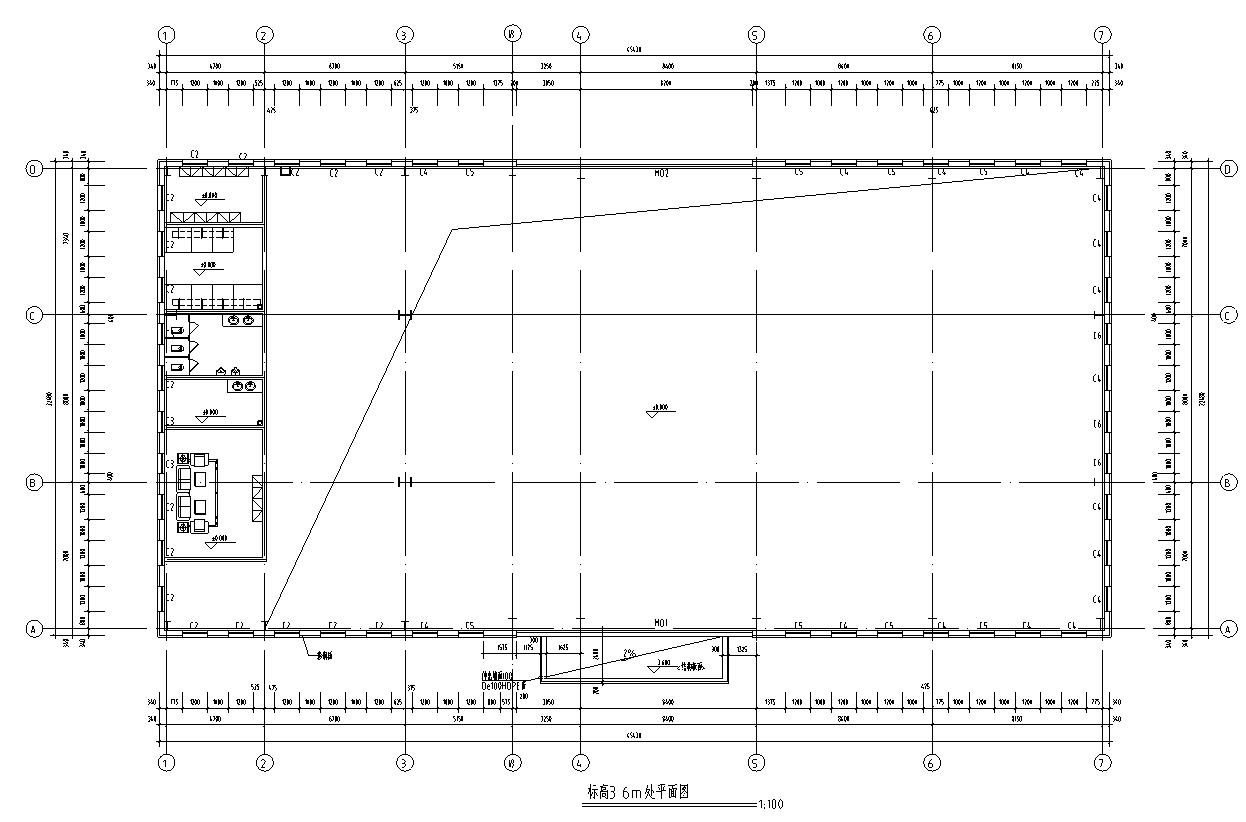 [宁夏]四层框架结构消防站办公楼建筑施工图（含训练馆及...施工图下载【ID:165157108】