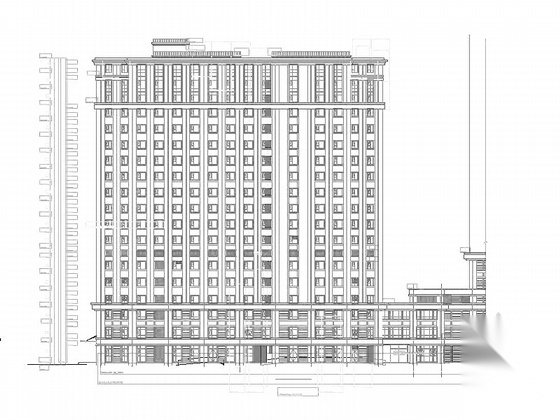 [甘肃]省级甲等综合性人民医院建筑施工图cad施工图下载【ID:165404124】