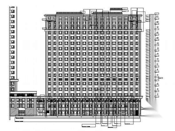 [甘肃]省级甲等综合性人民医院建筑施工图cad施工图下载【ID:165404124】