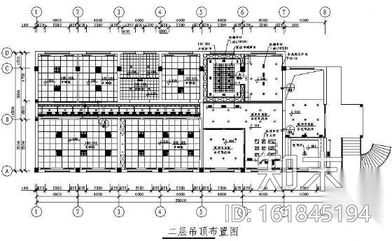 办公及家居装修设计图cad施工图下载【ID:161845194】