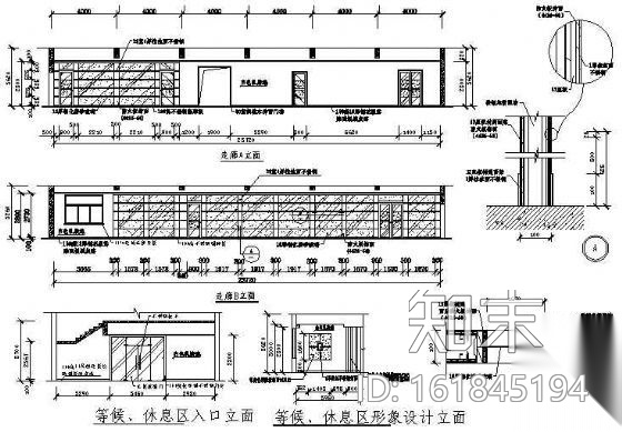 办公及家居装修设计图cad施工图下载【ID:161845194】