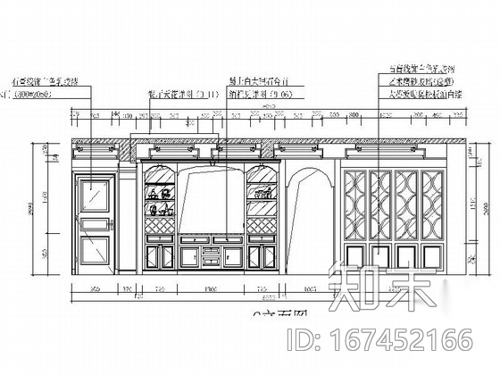 [北京]简约温馨三室三厅室内设计CAD施工图施工图下载【ID:167452166】