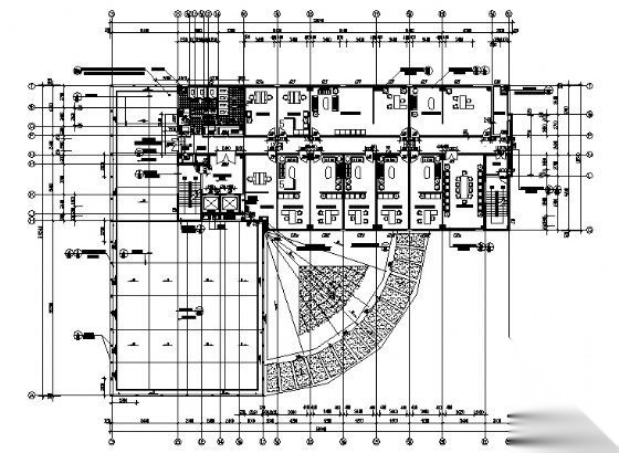 某十五层办公楼建筑方案图cad施工图下载【ID:151434181】