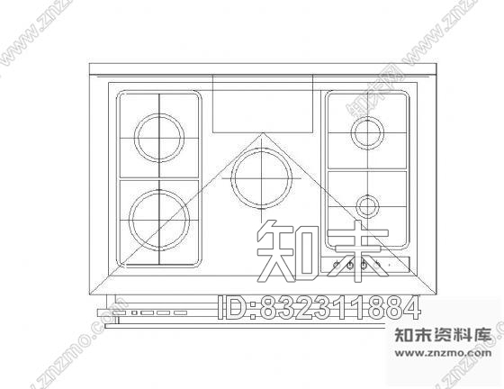 图块/节点厨房空间图块集施工图下载【ID:832311884】