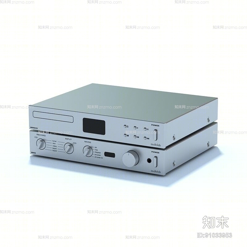 灰色影碟机3D模型下载【ID:91033953】
