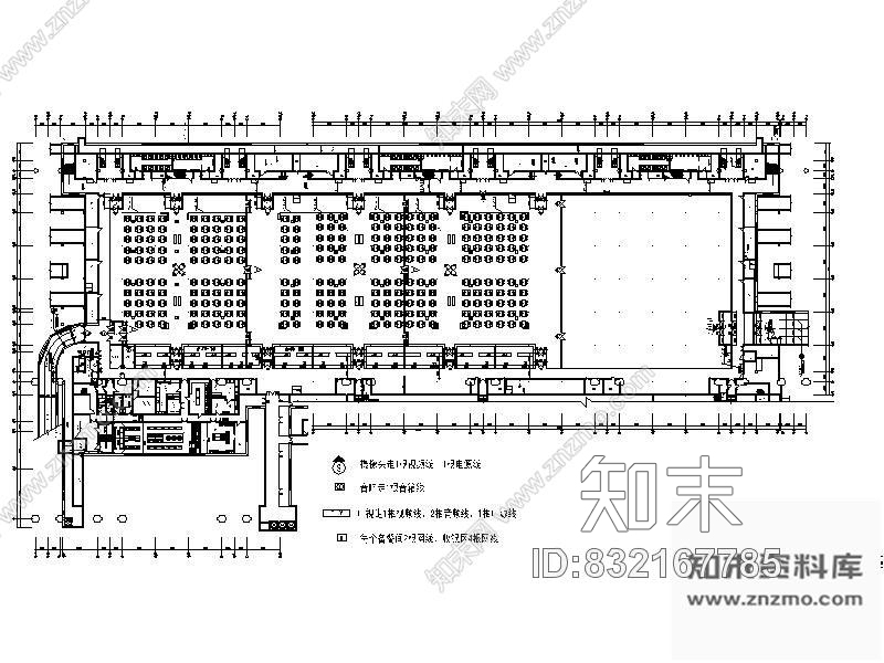 图块/节点某会展中心平面图cad施工图下载【ID:832167785】