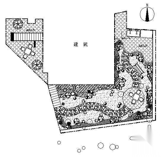 某别墅屋顶绿化设计图施工图下载【ID:161019154】