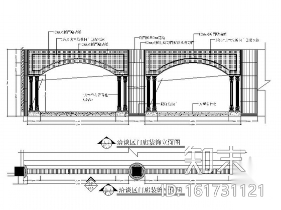 [福建]知名产业集团豪华售楼中心室内施工图（含效果图）cad施工图下载【ID:161731121】