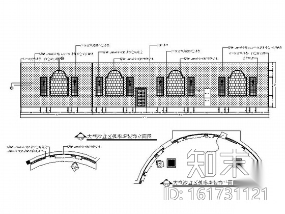 [福建]知名产业集团豪华售楼中心室内施工图（含效果图）cad施工图下载【ID:161731121】