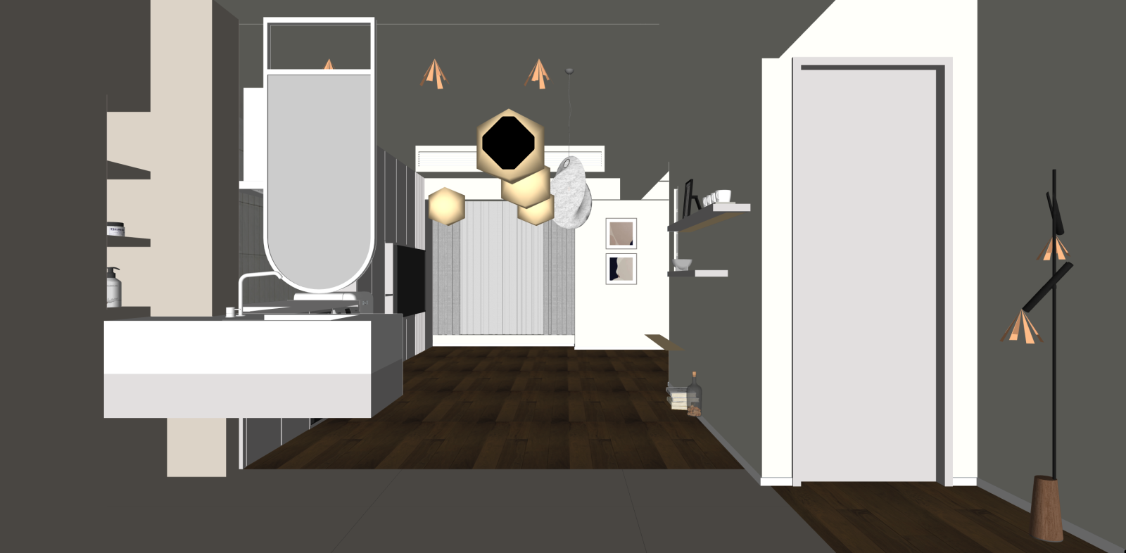 现代家居卧室SU模型下载【ID:1215973206】